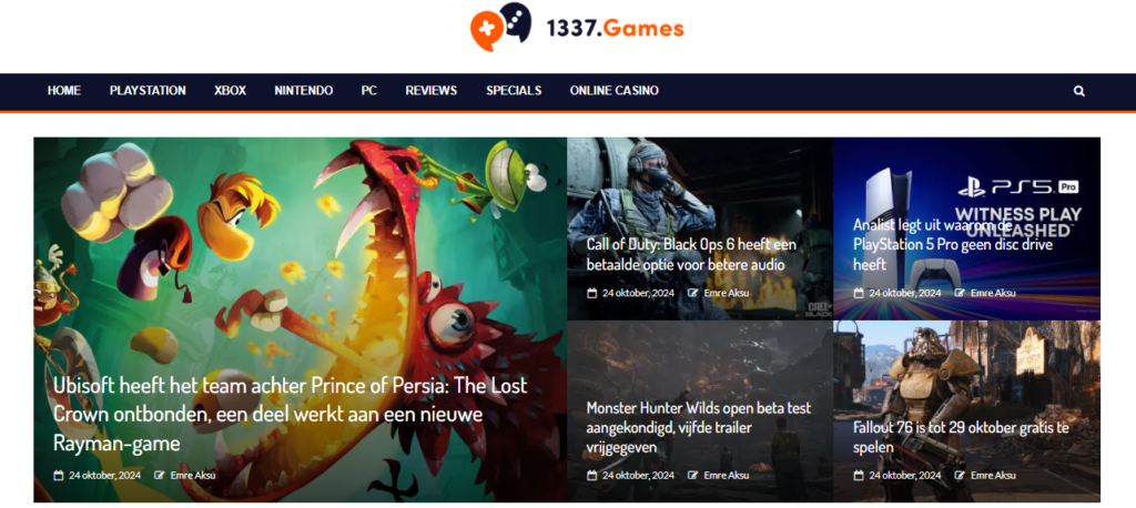 Gamerant.com thrives on community – is 1337 Games the new contender in this space?