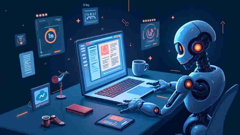 20 AI Tools Outperform 5000 Copywriters in Million-Dollar Campaign, Concept art for illustrative purpose, tags: marketing - Monok